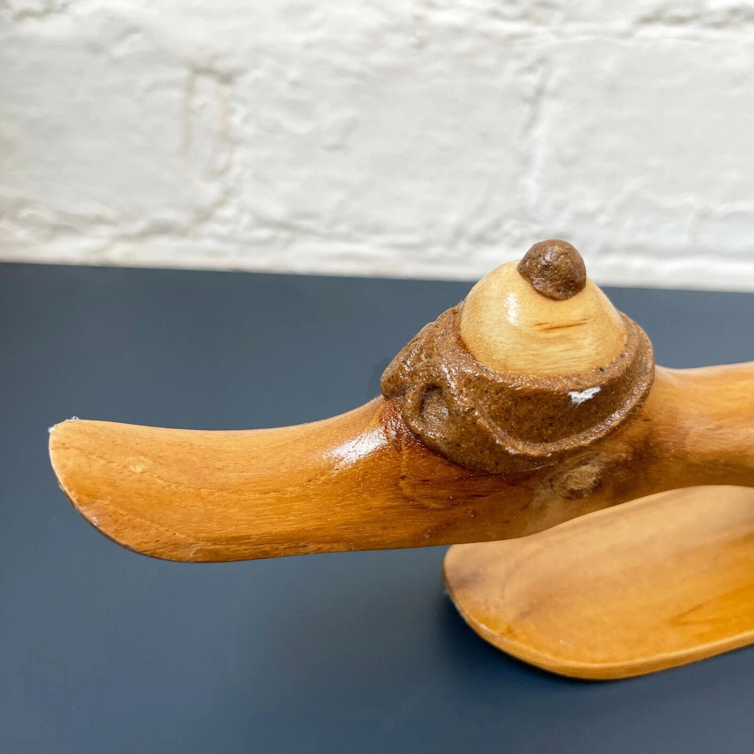 Darthome Limited Wooden Snowboarding Duck Ornament 36cm 5 Darthome Limited Wooden Snowboarding Duck Ornament 36cm - Image 5