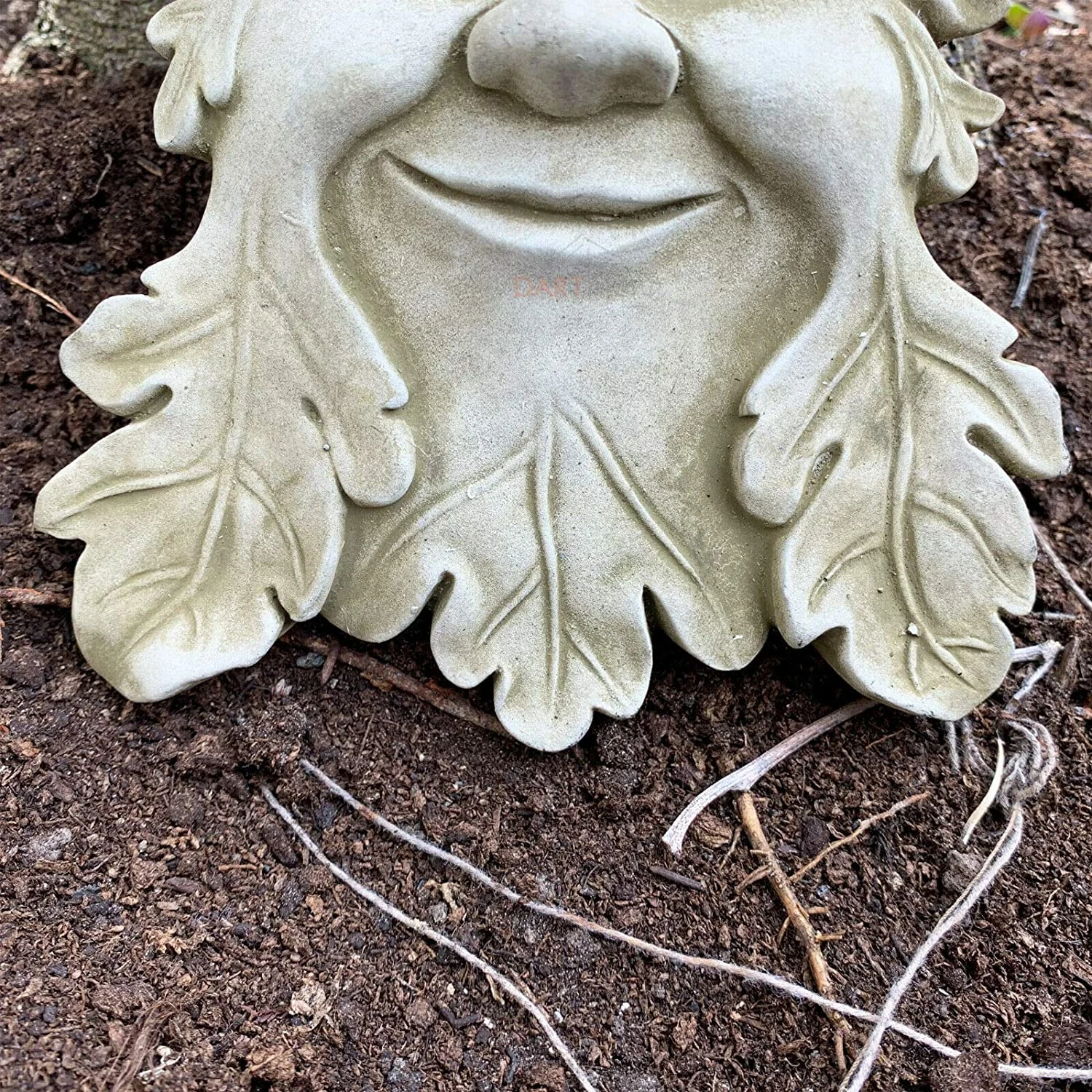 Darthome Limited Stone Smiling Greenman Wall Plaque 3 Darthome Limited Stone Smiling Greenman Wall Plaque - Image 3