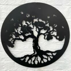 Darthome Limited Black Silhouette Tree Of Life Wall Art