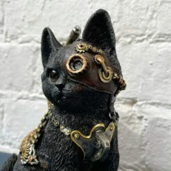Darthome Limited Black Steampunk Sitting Cat Ornament -Decor Garden Shop 87 8854c6b7 cba2 4871 bf0c 37eb67c35ee9