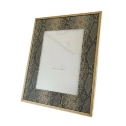 Darthome Limited 5x7" Faux Gold Snakeskin Photo Frame -Decor Garden Shop 89copy