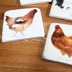Darthome Limited Set Of 4 Ceramic Chicken Coasters -Decor Garden Shop 8 fc35baff acb5 4a30 a359 a1010b5cdad6