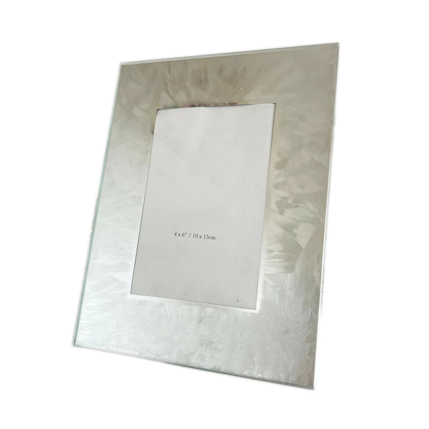 Darthome Limited 4x6" Ice Effect Glass Photo Frame 4 Darthome Limited 4x6" Ice Effect Glass Photo Frame - Image 4