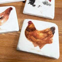 Darthome Limited Set Of 4 Ceramic Chicken Coasters -Decor Garden Shop 9 60e0cf72 2b90 4047 a5f4 26c145d004af