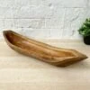 Darthome Limited Teak Root Wood Long Boat Bowl 60cm