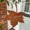 Darthome Limited Ready To Rust In Loving Memory Falling Leaf Art