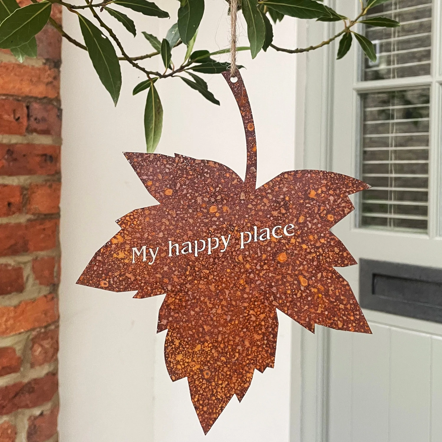 Darthome Limited Ready To Rust My Happy Place Falling Leaf Art 1 Darthome Limited Ready To Rust My Happy Place Falling Leaf Art