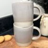 Darthome Limited 320ml Grey Reactive Glaze Mugs Set Of 2