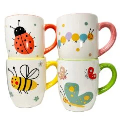 Darthome Limited Set Of 4 Insect Childrens Mugs -Decor Garden Shop FullSizeRender 55.JPEGcopy
