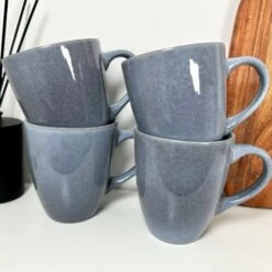 Darthome Limited 4pc Stoneware Reactive Glaze 400ml Mugs - Grey -Decor Garden Shop FullSizeRender 5 JPEG 81055b6c 68e8 486d 9131 8bbff9f071f4