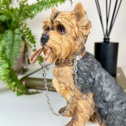 Darthome Limited Yorkshire Terrier Dog With Lead Ornament -Decor Garden Shop IMG 2635.JPEG edited26