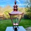 Darthome Limited Copper Victorian Garden Street Post Lamp 90cm