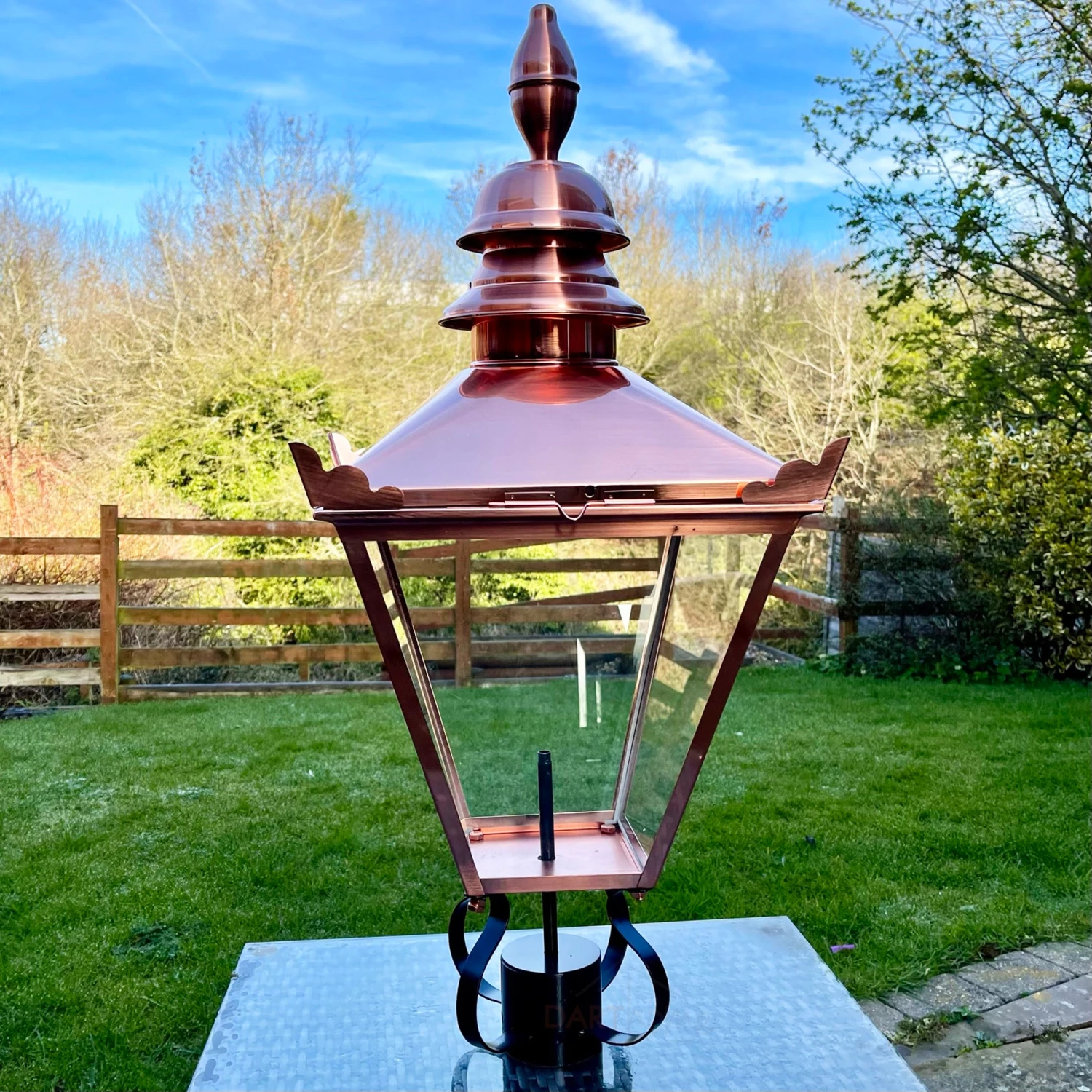 Darthome Limited Copper Victorian Garden Street Post Lamp 90cm 1 Darthome Limited Copper Victorian Garden Street Post Lamp 90cm