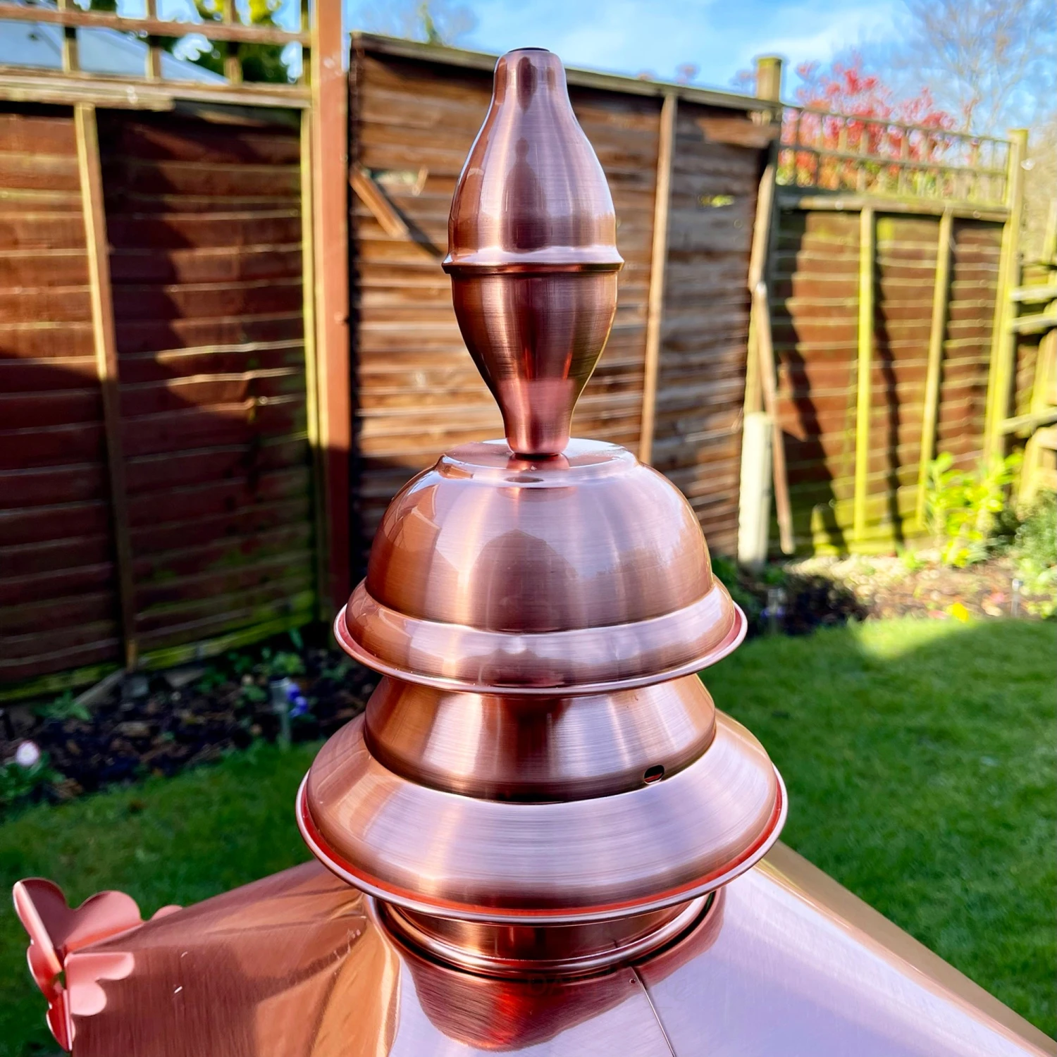 Darthome Limited Copper Victorian Garden Street Post Lamp 90cm 4 Darthome Limited Copper Victorian Garden Street Post Lamp 90cm - Image 4