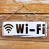 Darthome Limited White Metal WiFi Sign