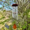 Darthome Limited Satin Chrome Musical Wind Chime 28"