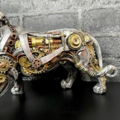 Darthome Limited Silver Steampunk Lion Ornament 7 Darthome Limited Silver Steampunk Lion Ornament -Decor Garden Shop IMG 2789.JPEG edited147