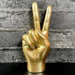 Darthome Limited Gold Peace Hand Ornament
