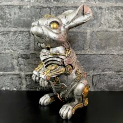 Darthome Limited Silver Steampunk Rabbit Ornament