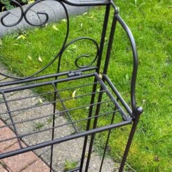 Darthome Limited 2 Tier Metal Flower Rack -Decor Garden Shop IMG 3365 1