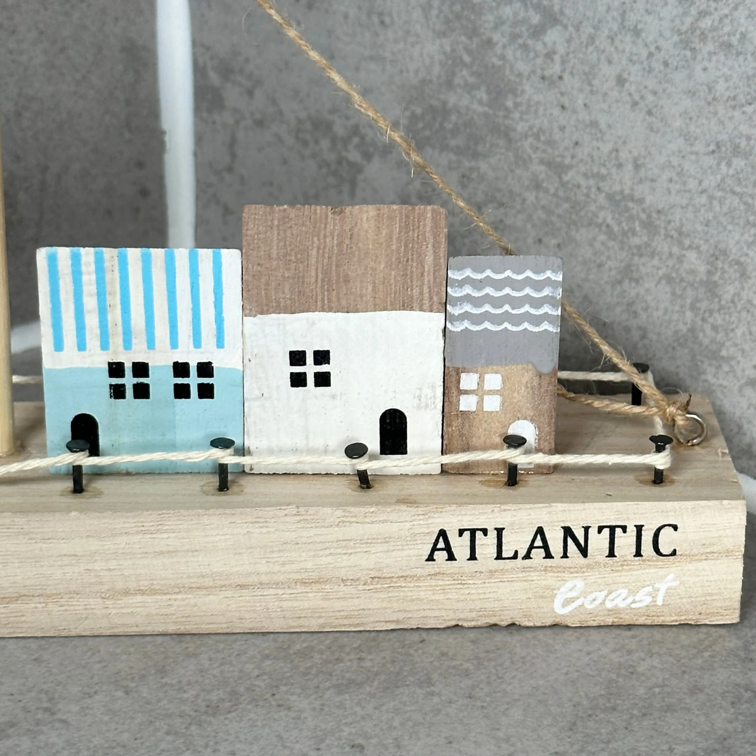 Darthome Limited Wooden Brown Boat Houses Ornament 2 Darthome Limited Wooden Brown Boat Houses Ornament - Image 2