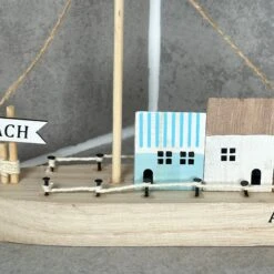 Darthome Limited Wooden Brown Boat Houses Ornament 11 Darthome Limited Wooden Brown Boat Houses Ornament -Decor Garden Shop IMG 3861