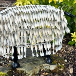 Darthome Limited White Metal Garden Sheep Statue -Decor Garden Shop IMG 4894 JPEG 1