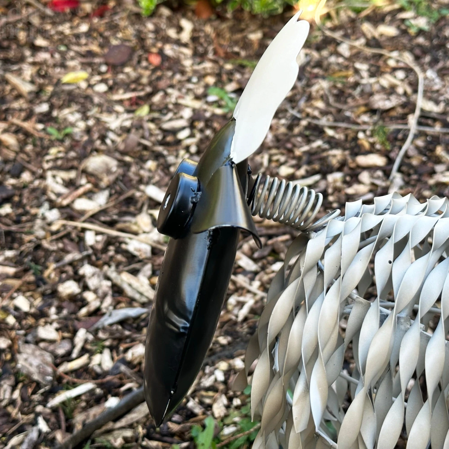 Darthome Limited White Metal Garden Sheep Statue Large 6 Darthome Limited White Metal Garden Sheep Statue Large - Image 6