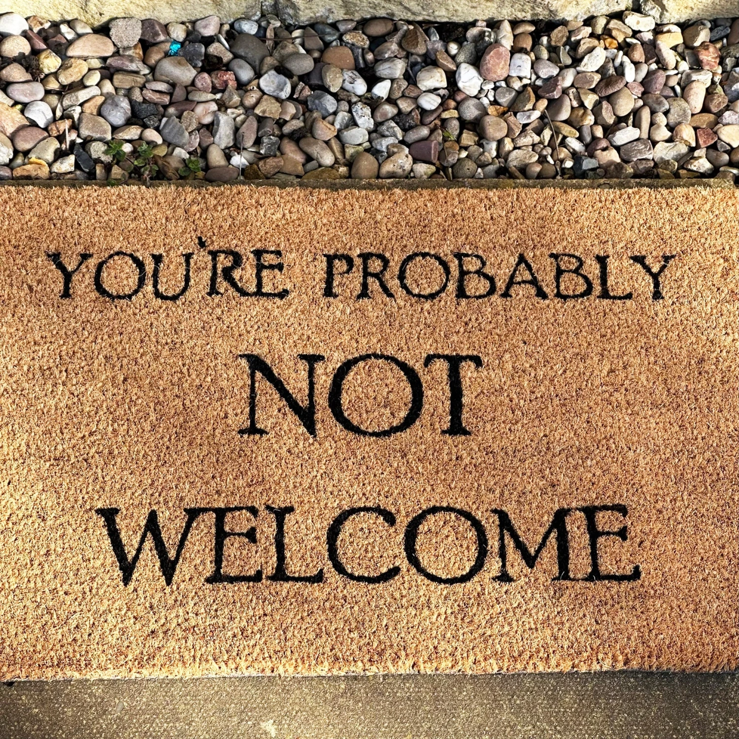 Darthome Limited You're Probably Not Welcome Coir Door Mat 2 Darthome Limited You're Probably Not Welcome Coir Door Mat - Image 2