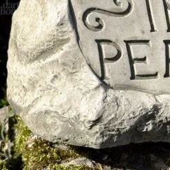 Darthome Limited Stone Rest In Peace Block Memorial Statue -Decor Garden Shop IMG 5021 JPEG