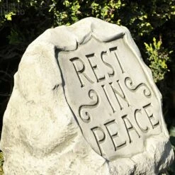 Darthome Limited Stone Rest In Peace Block Memorial Statue -Decor Garden Shop IMG 5022 JPEG