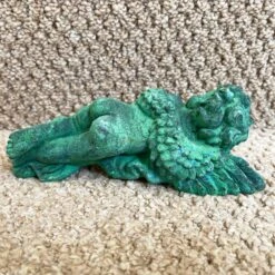 Darthome Limited Verdigris Cast Iron Sleeping Cherub Ornament -Decor Garden Shop IMG 5035.JPEG edited4