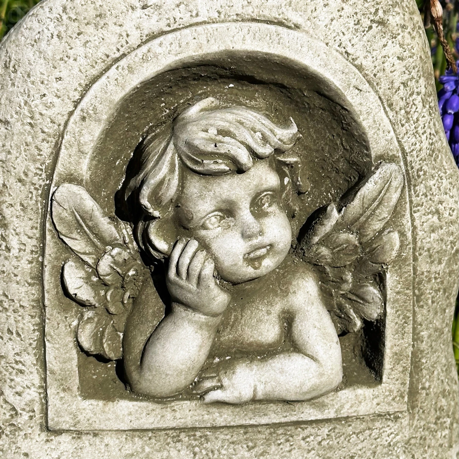 Darthome Limited Stone Cherub Of Hope Statue 2 Darthome Limited Stone Cherub Of Hope Statue - Image 2