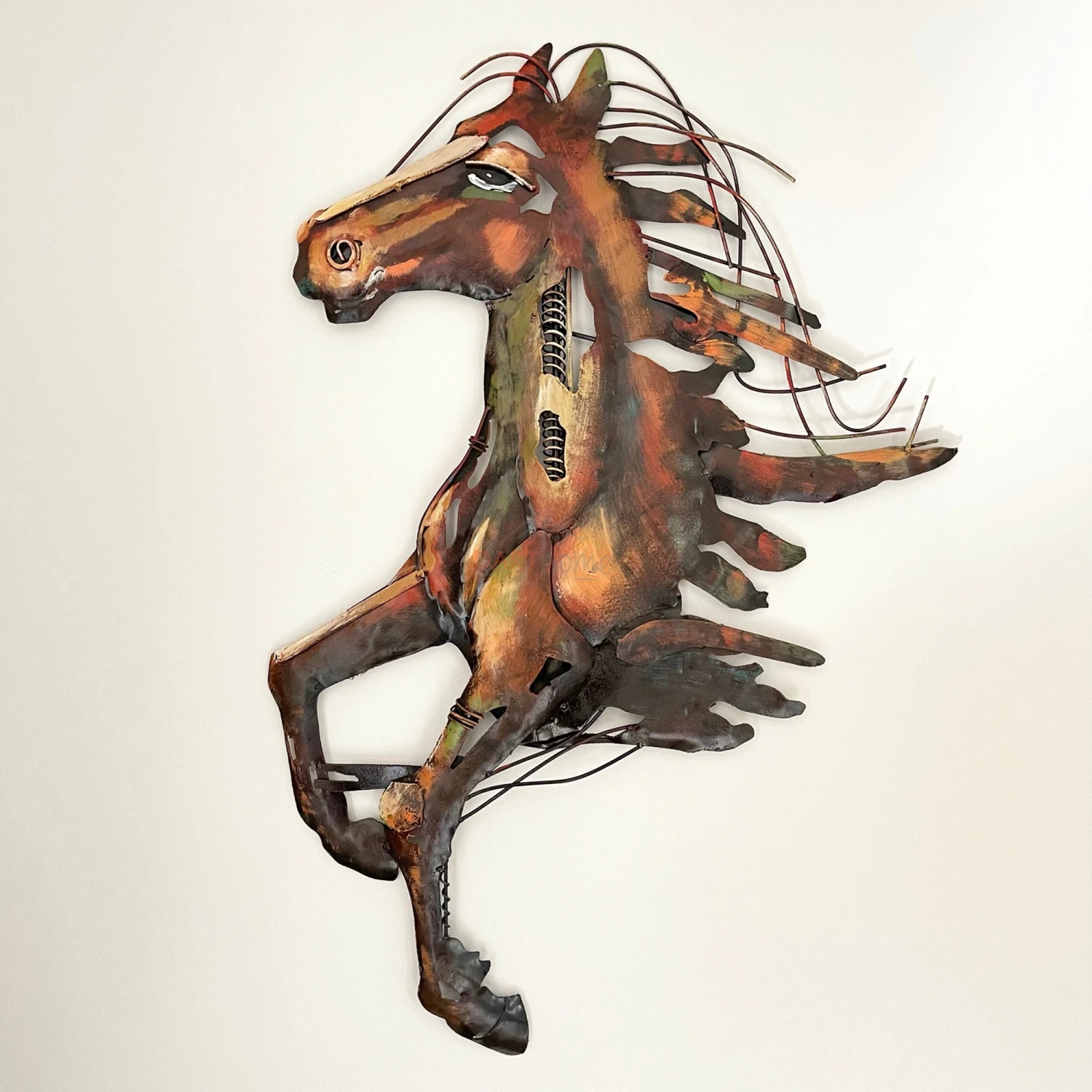 Darthome Limited 3D Sprinting Horse Metal Wall Art 1 Darthome Limited 3D Sprinting Horse Metal Wall Art