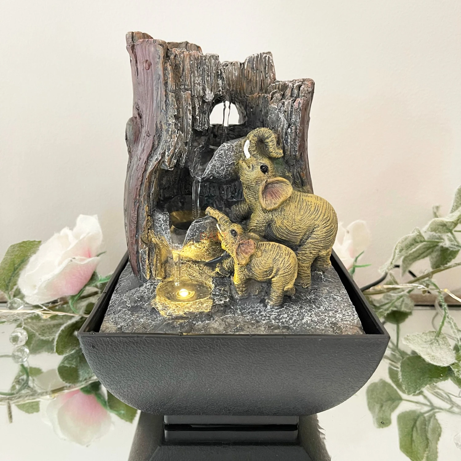 Darthome Limited Elephant Paradise LED Indoor Water Fountain 1 Darthome Limited Elephant Paradise LED Indoor Water Fountain