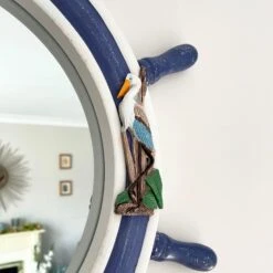Darthome Limited Wooden Ships Wheel Wall Mirror 60cm -Decor Garden Shop IMG 5195.JPEG edited62
