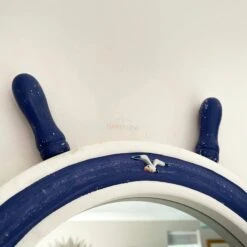 Darthome Limited Wooden Ships Wheel Wall Mirror 60cm -Decor Garden Shop IMG 5196.JPEG edited63