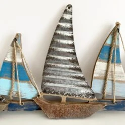 Darthome Limited Wood & Metal Sailing Boat Wall Art 63cm -Decor Garden Shop IMG 5306.JPEG edited157