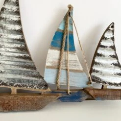 Darthome Limited Wood & Metal Sailing Boat Wall Art 63cm -Decor Garden Shop IMG 5307.JPEG edited158