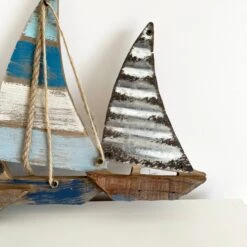 Darthome Limited Wood & Metal Sailing Boat Wall Art 63cm -Decor Garden Shop IMG 5308.JPEG edited159