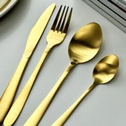 Darthome Limited Gold Stainless Steel 16 Piece Cutlery Set 13 Darthome Limited Gold Stainless Steel 16 Piece Cutlery Set -Decor Garden Shop IMG 5481