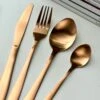 Darthome Limited Copper Stainless Steel 16 Piece Cutlery Set