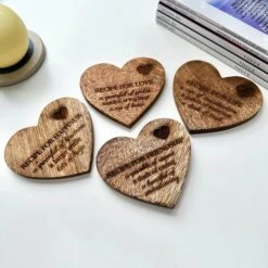 Darthome Limited Set Of Love Heart Recipe For Life Coasters 13 Darthome Limited Set Of Love Heart Recipe For Life Coasters -Decor Garden Shop IMG 5516