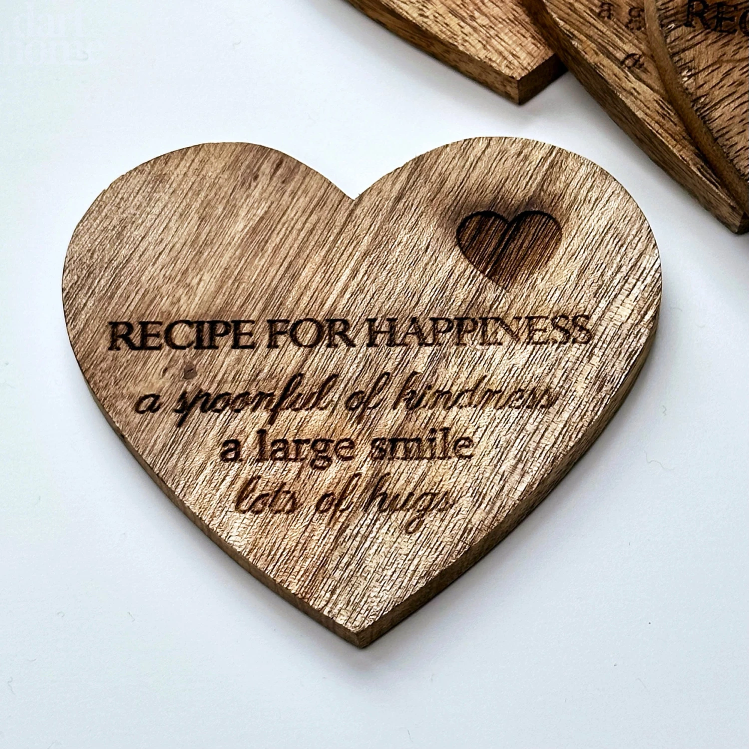 Darthome Limited Set Of Love Heart Recipe For Life Coasters 4 Darthome Limited Set Of Love Heart Recipe For Life Coasters - Image 4