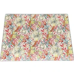 Darthome Limited William Morris Golden Lily Glass Chopping Board -Decor Garden Shop IMG 5542.JPEGcopy