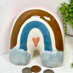 Darthome Limited Ceramic Rainbow Money Box