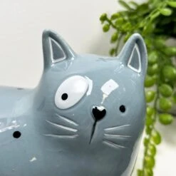 Darthome Limited Ceramic Blue Cat Money Box -Decor Garden Shop IMG 5619 JPEG
