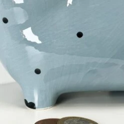 Darthome Limited Ceramic Blue Cat Money Box -Decor Garden Shop IMG 5625 JPEG