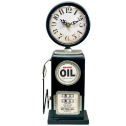 Darthome Limited Black Petrol Pump Table Clock -Decor Garden Shop IMG 5691.JPEGcopy