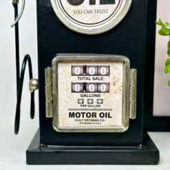 Darthome Limited Black Petrol Pump Table Clock -Decor Garden Shop IMG 5697 JPEG